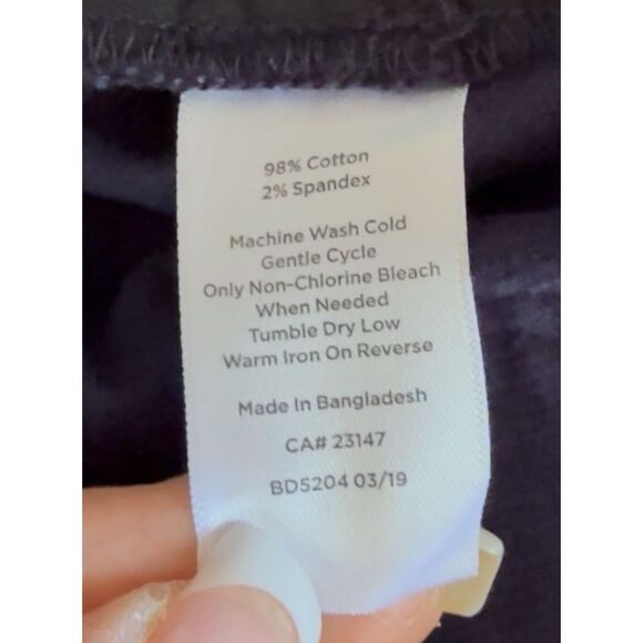 Talbots Simply Flattering 5-Pocket Corduroy Pants Navy Blue 14P - Picture 7 of 7